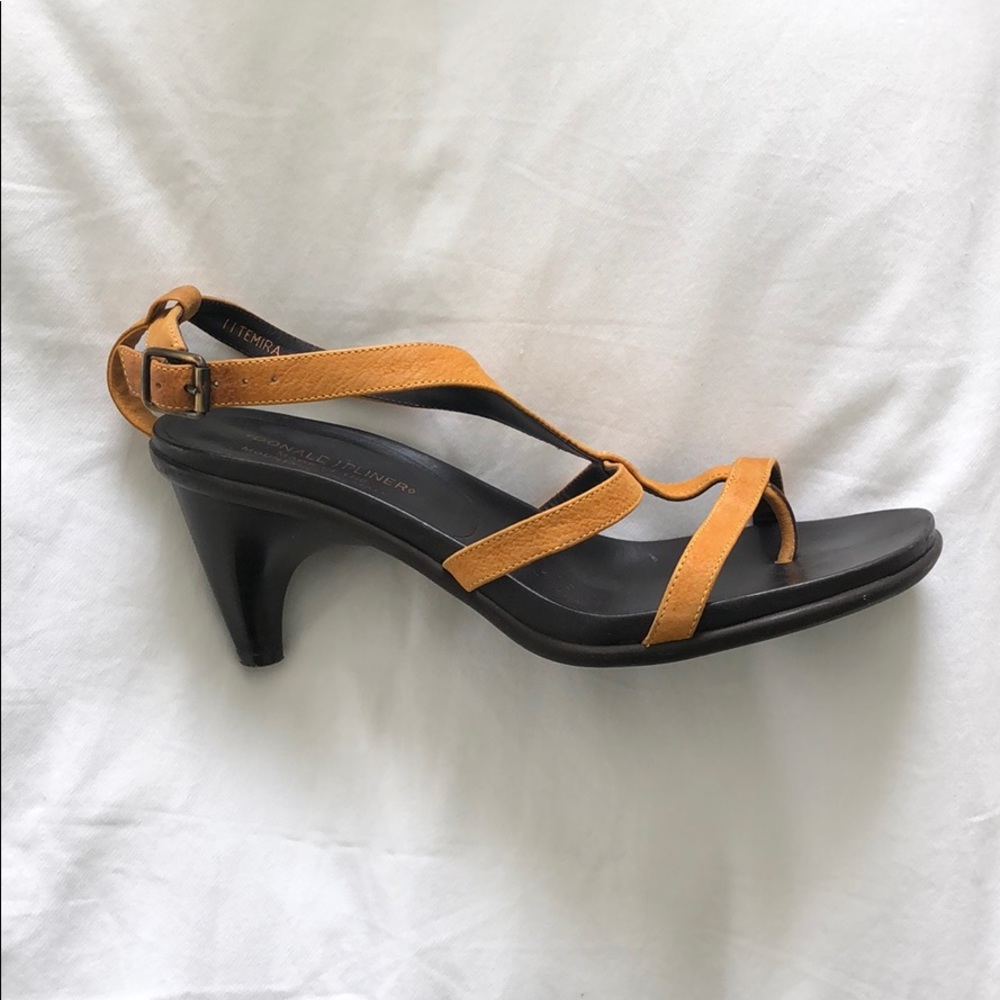 Donald J Pliner yellow heels
